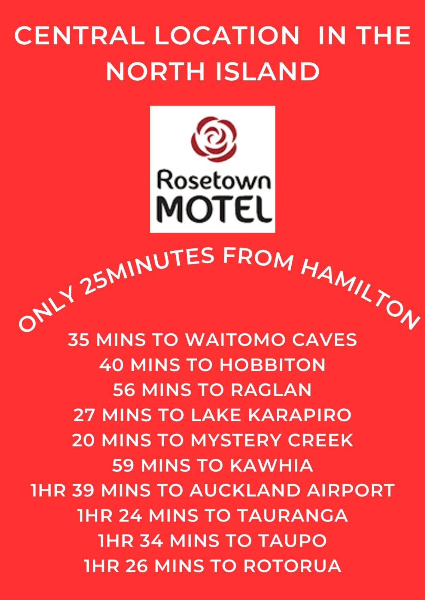 Rosetown Motel Te Awamutu Exterior photo